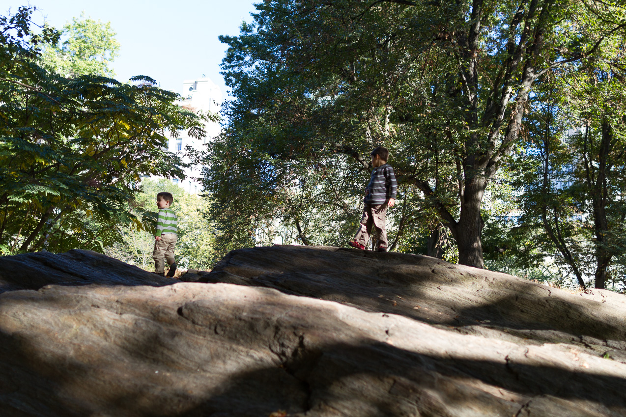  October 12, 2014 - Central Park distractions - good for seeing the sun and getting used to the city dynamics.