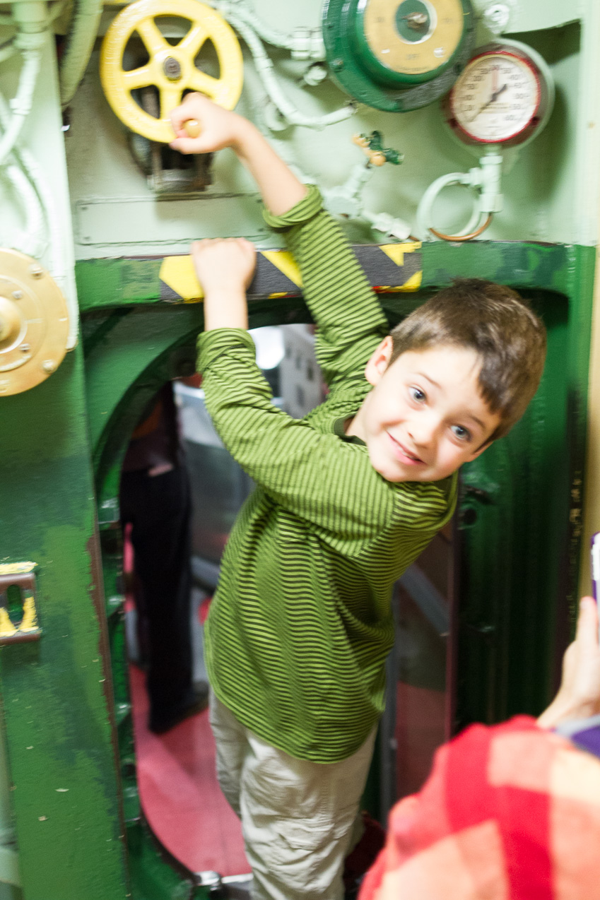  October 14, 2014 - Inside and on the USS Growler American guided missile submarine...
