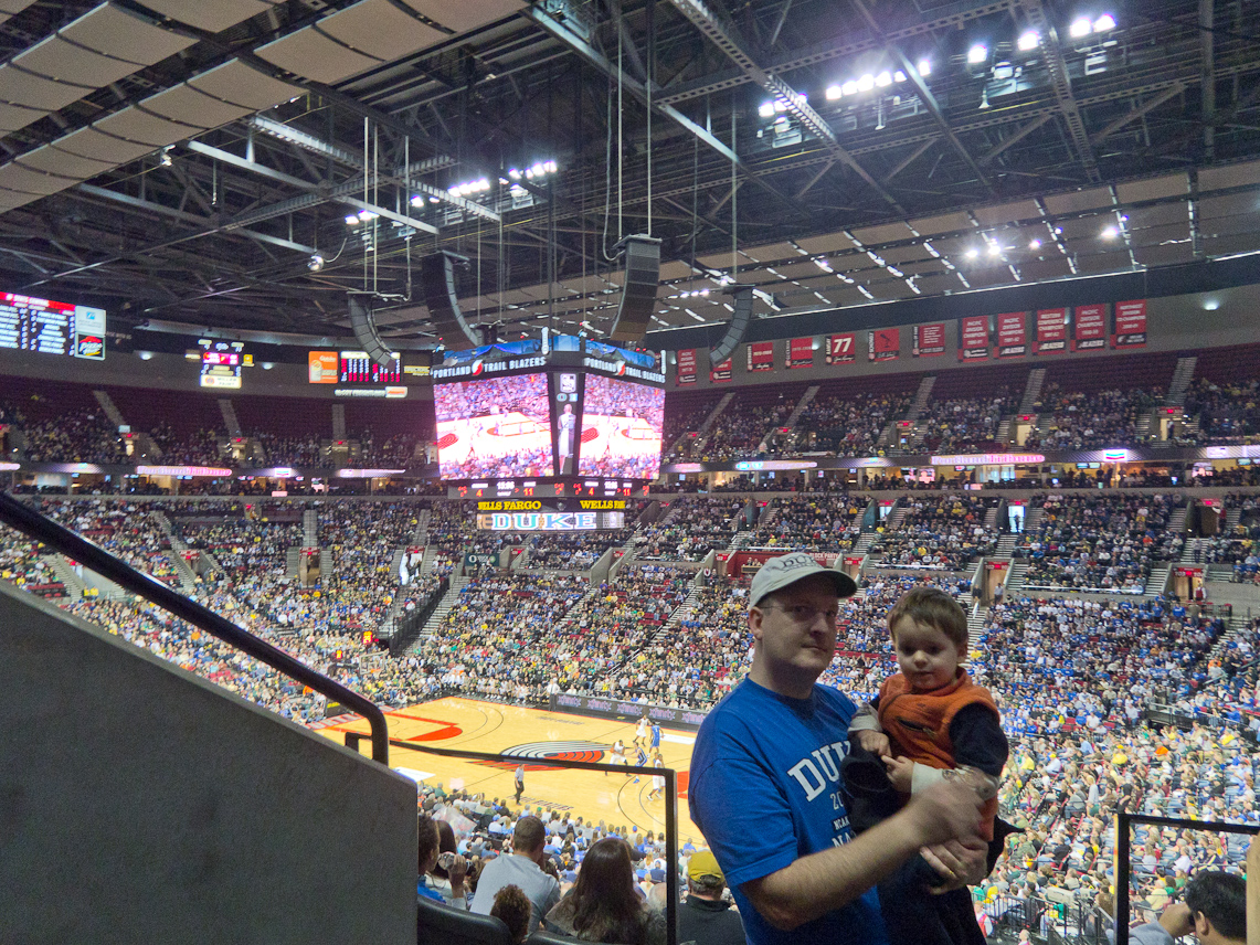 November 27, 2010 - Duke vs UO Basketball game, in Portland OR
