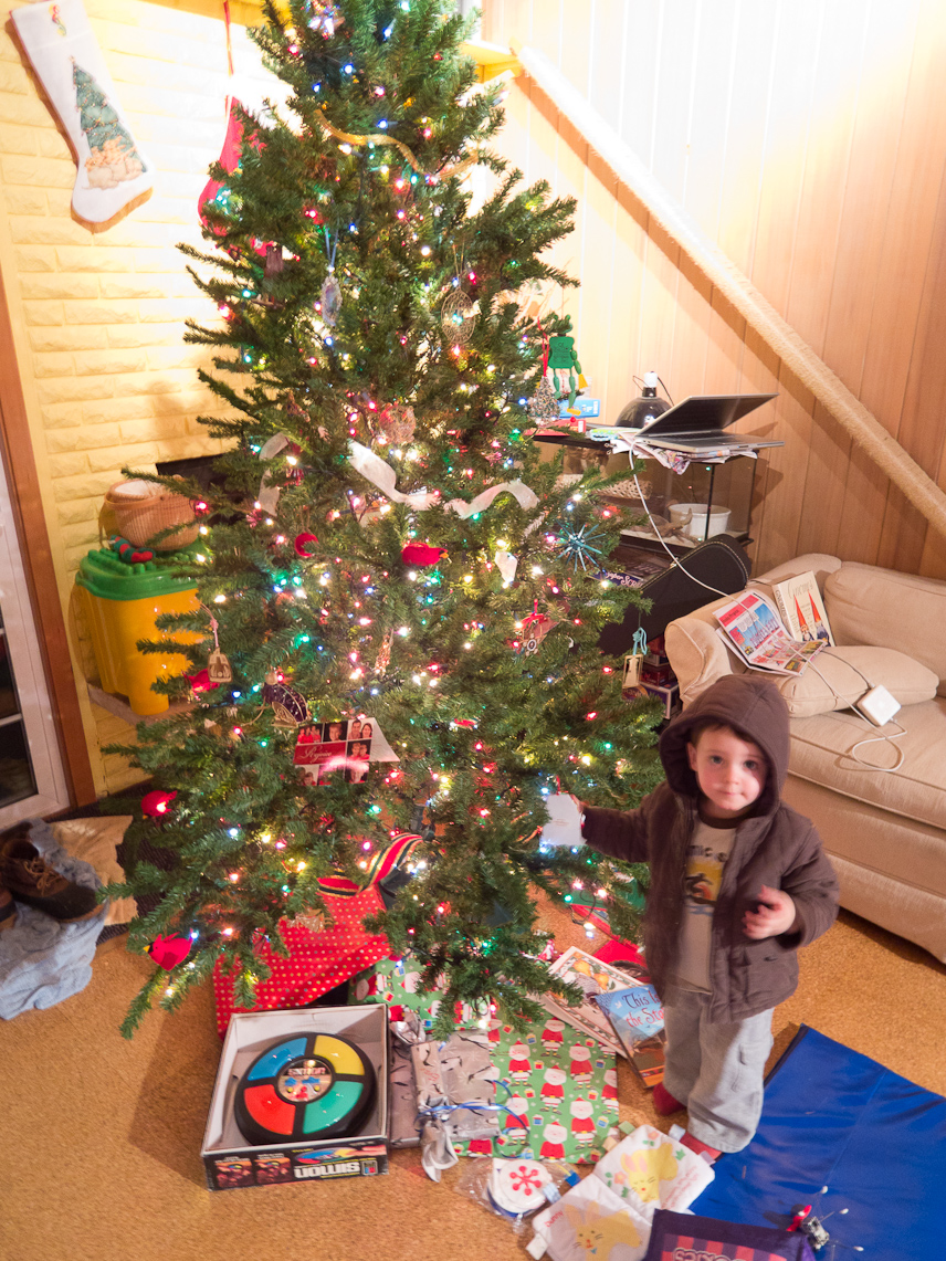 December 12, 2010 - Note the authentic Simon under the tree.