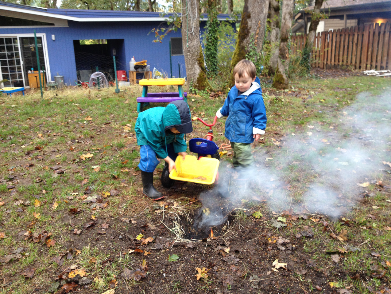  October 22, 2012 - Our local pyros and fire dept.