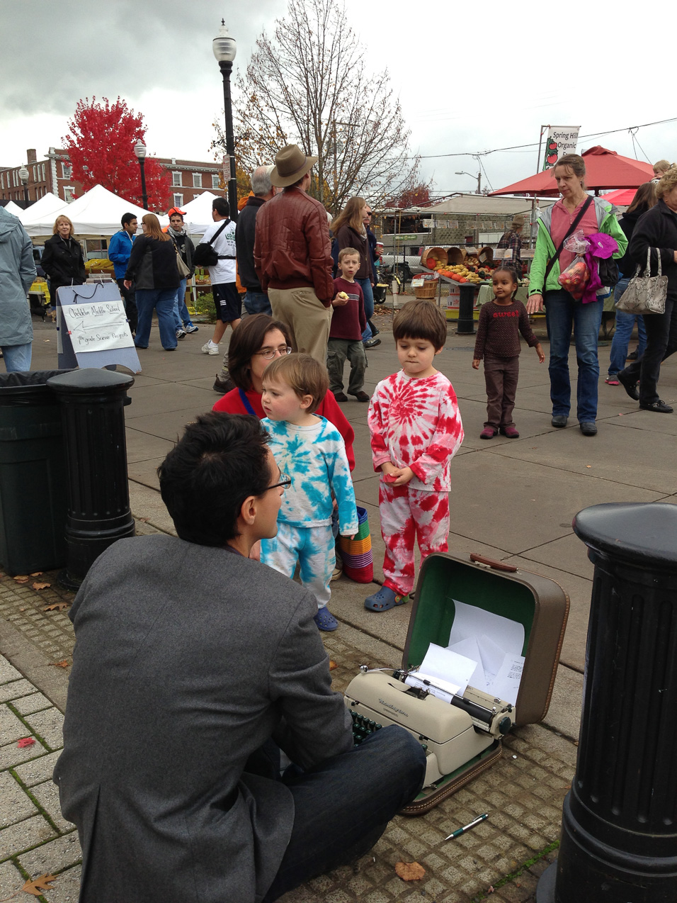  November 03, 2012 - The man writes poems. We commissioned one about trebruchets.