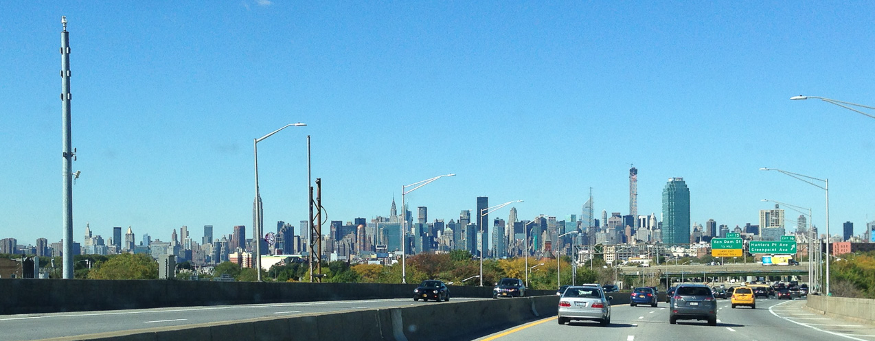  October 12, 2014 - The 'big' city looming