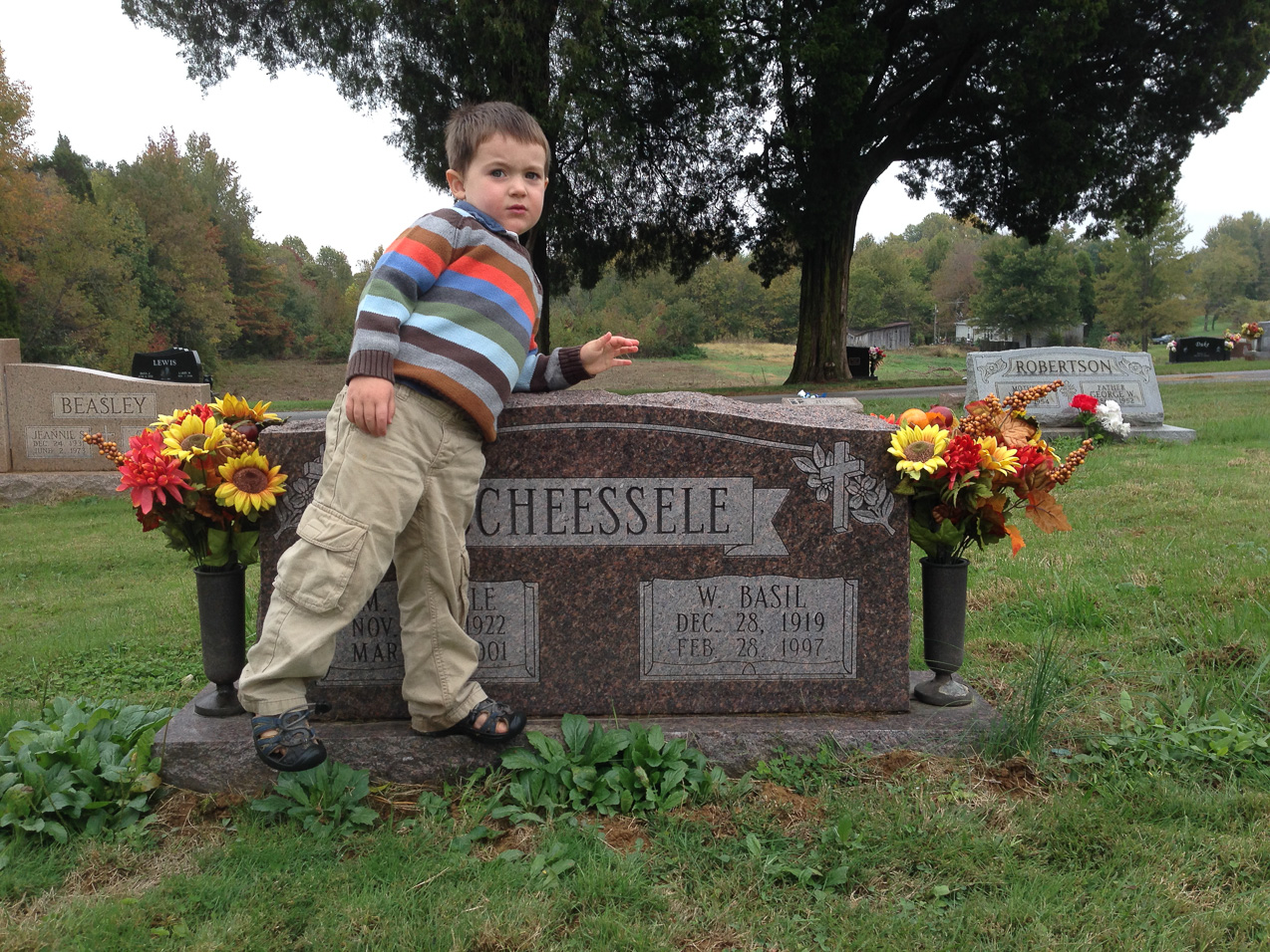  October 11, 2014 - Red Brush, the Scheessele's roots outside of Evansville IN.