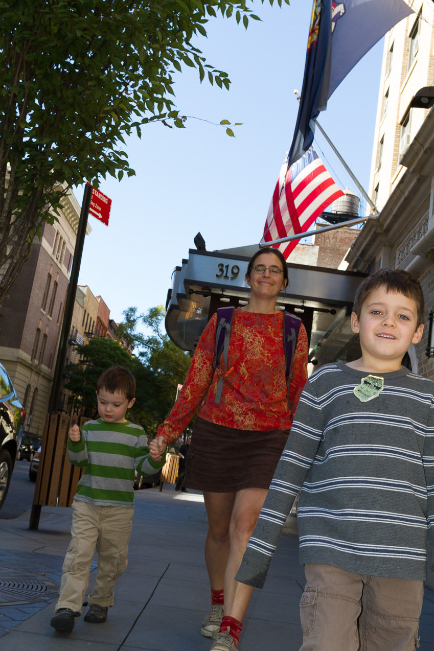  October 12, 2014 - LOTS of walking around the big city.