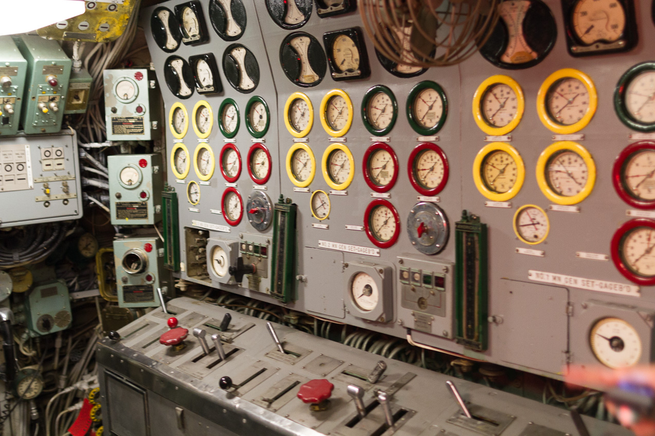  October 14, 2014 - Inside and on the USS Growler American guided missile submarine...