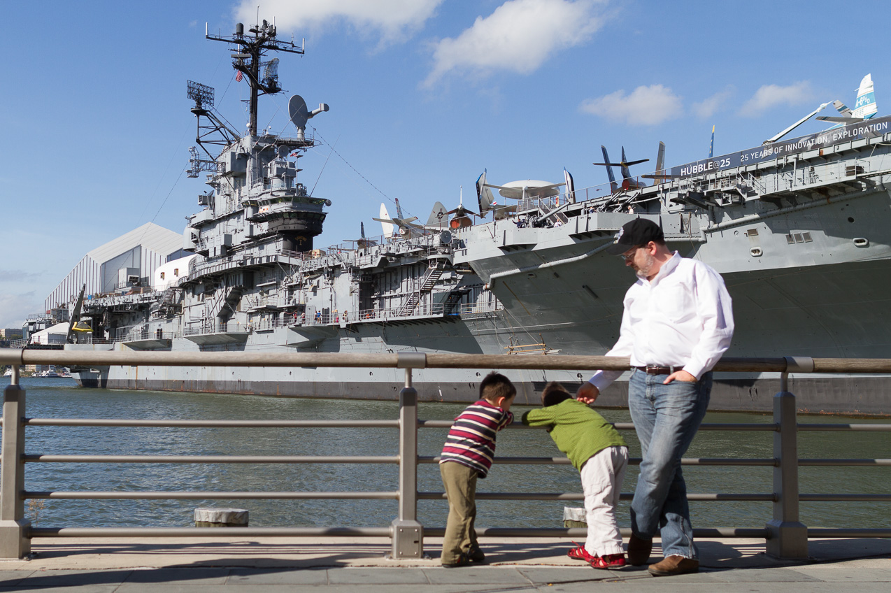  October 14, 2014 - USS Intrepid Meseum, with highlight the Space Shuttle Enterprise