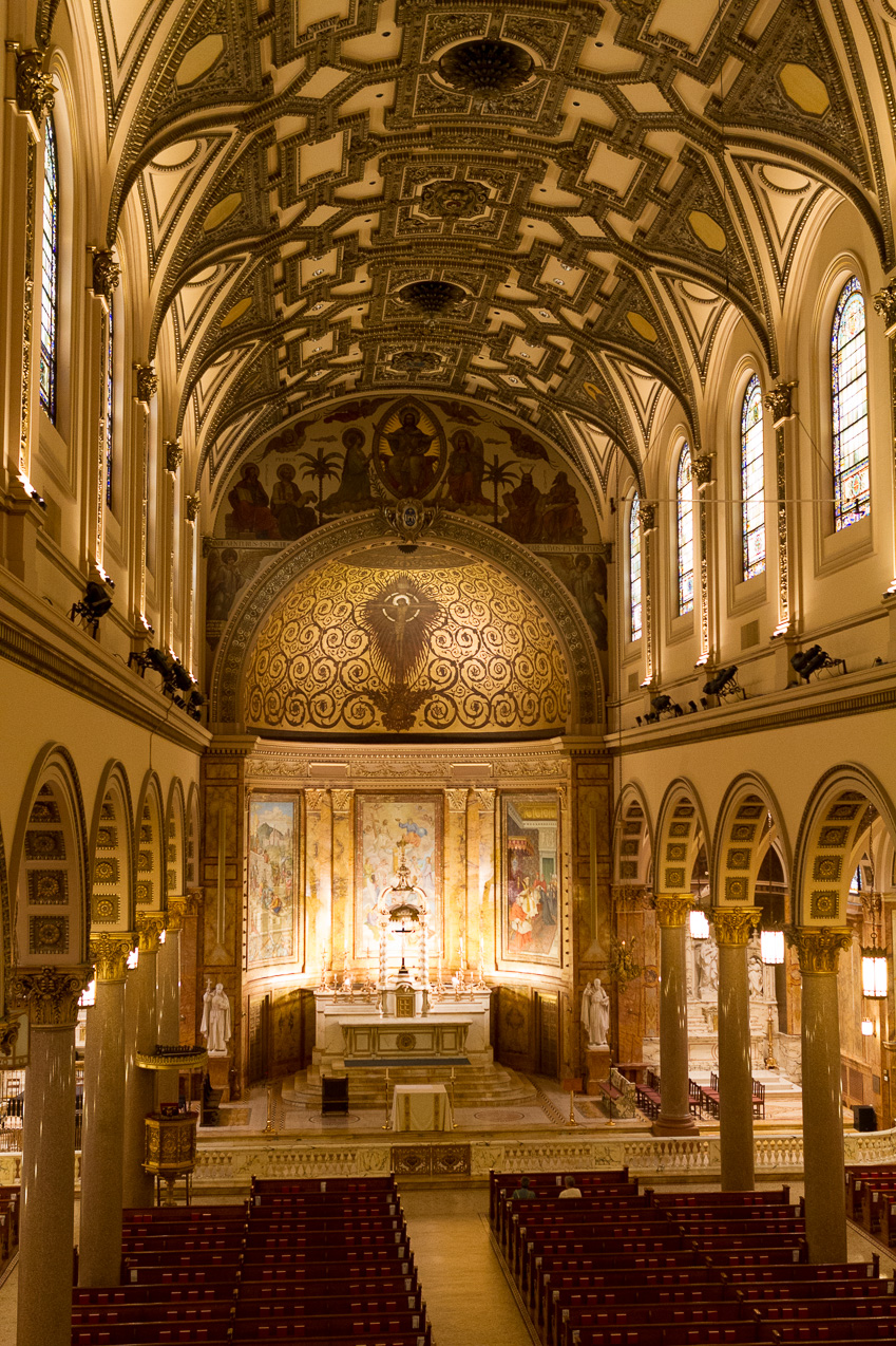  October 15, 2014 - Church of St. Ignatius Loyola, with its N.P. Mander tracker pipe-organ