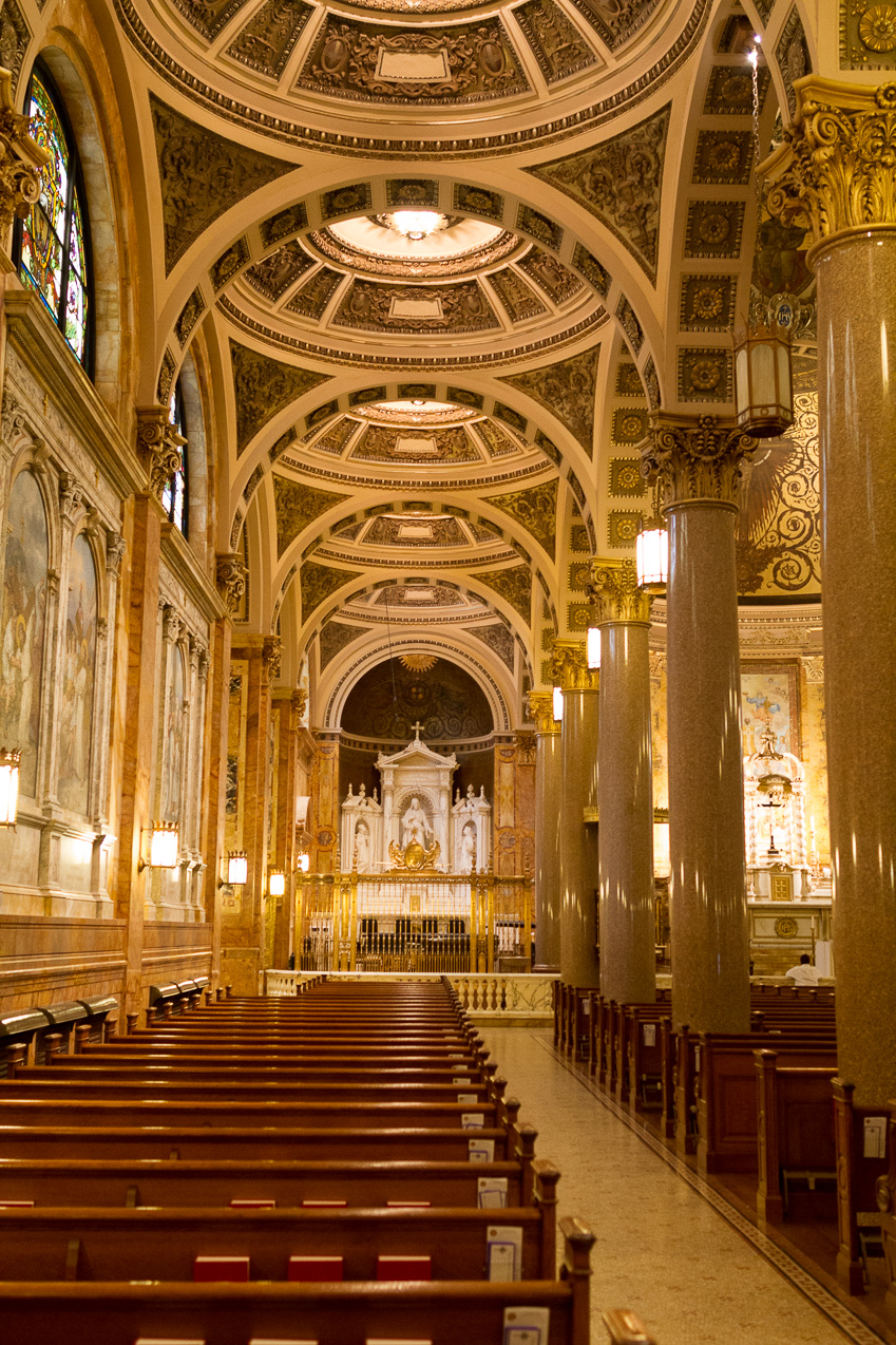  October 15, 2014 - Church of St. Ignatius Loyola, with its N.P. Mander tracker pipe-organ