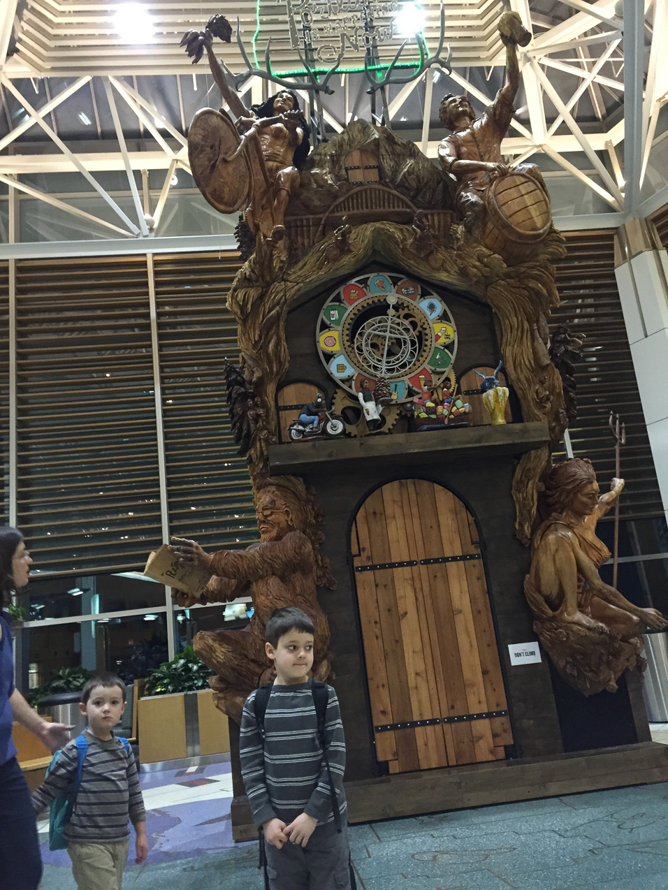  March 20, 2015 - Awesome mechanical clock in the Portland airport